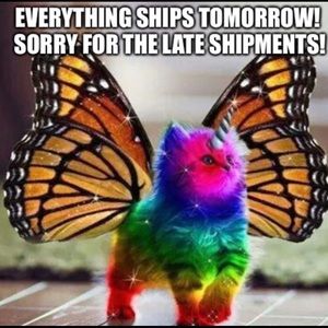 Shipping Tommorrow!
